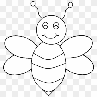 Bee Black And White Image Of Bee Clipart Black And - Bee Clipart Pngblack And White, Transparent Png
