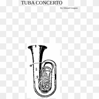 Edward Gregson - Tuba Concerto - Drawing, HD Png Download