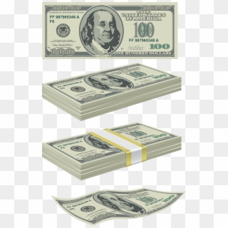 Money Notes Vector Free, HD Png Download
