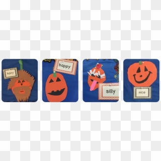 Precious 1st Graders Were Even Coming Up To Our Adjective - Pumpkin Adjective Writing, HD Png Download