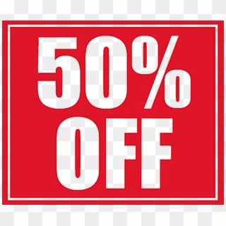 50 Off Transparent File - 50% Off Coupon, HD Png Download
