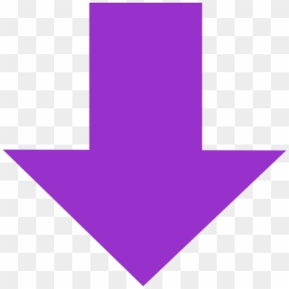 Purple Arrow Down - Purple Arrow Pointing Down, HD Png Download
