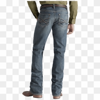 Slim Fit Jean Png Image Background - Mens Jeans Slim Fit Back, Transparent Png