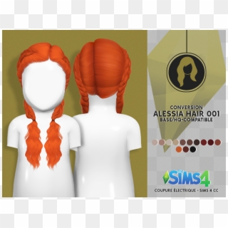 Leah Lillith Alessia Hair - Sims 4 Cc Toddler Boy Hair, HD Png Download