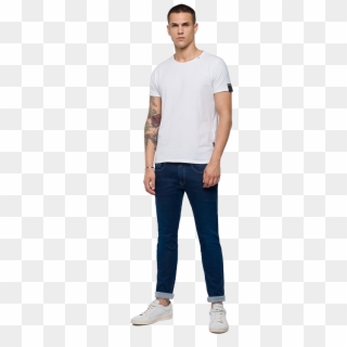 Jeans - Man T Shirt Jeans, HD Png Download