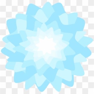 Big Image - Transparent Blue Flower Vector, HD Png Download
