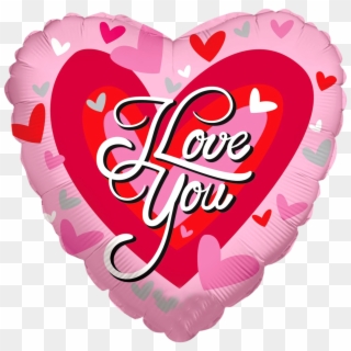 Heart I Love You Pink Png Image - Background I Love You Png, Transparent Png