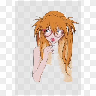 View Hipster With Glasses , - Anime, HD Png Download