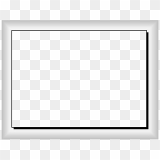 Free Png White Border Frame Png - Black-and-white, Transparent Png