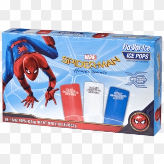 Fla Vor Ice Spider Man Ice Pops - Spider-man, HD Png Download