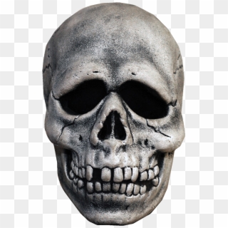 Silver Shamrock Skull Mask, HD Png Download