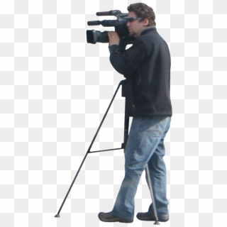 Man And Video Camera Png - Camera Operator, Transparent Png