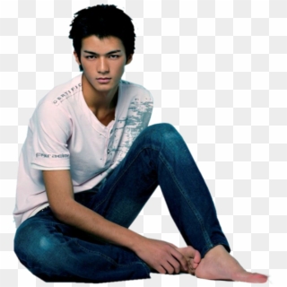 Young Man Free Png Image - Sitting, Transparent Png