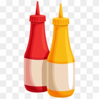 Ketchup Bottle Splatter clipart. Free download transparent .PNG