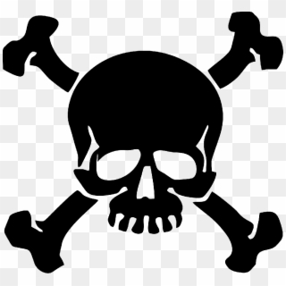 Skull And Crossbones Decal, HD Png Download
