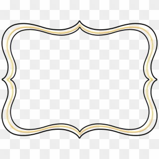 Yellow Frame Png - Scroll Frame Clipart, Transparent Png