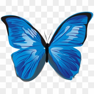 Blue Butterflies Png - Blue Butterfly Clipart Png, Transparent Png