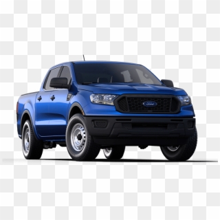 2019 Ford Ranger In Blue Lightning Hero - 2019 Ford Ranger Super Cab, HD Png Download