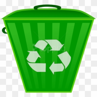 Recycle Clipart Garbage Recycling - Earth Day Trash Cans, HD Png Download