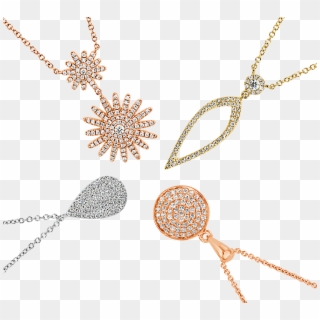 Fancy Diamonds Shop Pendants - Necklace, HD Png Download