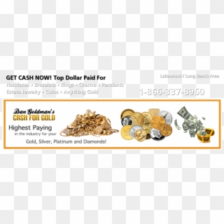 Cash For Gold - Coin, HD Png Download