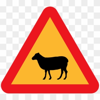 Sheep Crossing,roadsign,road Sign,caution Sign,warning - Humor Jazz, HD Png Download