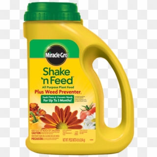Miracle Gro Shake'n Feed All Purpose Plant Food Plus - Miracle Gro Shake N Feed All Purpose Plant Food 1 Lb, HD Png Download