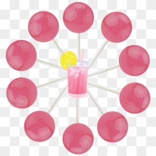Pink Lemonade Lollipop Bag - Diagram Of Ledger Account, HD Png Download