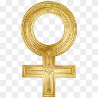 Medium Image - Gold Female Sign Png, Transparent Png