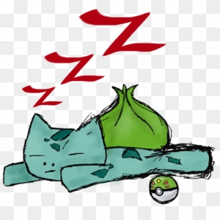 Sleeping Bulbasaur By Hipster-raccoon, HD Png Download