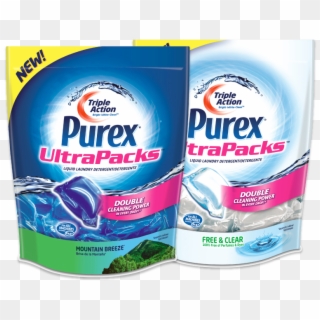 Forget The Liquid Laundry Detergent Mess - Purex Ultrapacks, HD Png Download