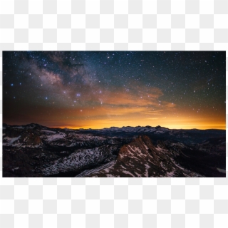 Score 50% - Stars In Sky At Sunset, HD Png Download