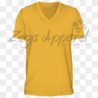 Blank Black V Neck Plain Tshirt Wholesale - Orange Bike T Shirt, HD Png Download