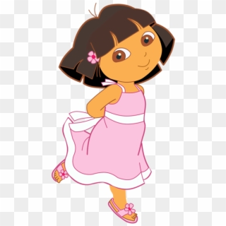 Latest Dress Png, Dora And Friends, Nick Jr, - Dora The Explorer Pink Dress, Transparent Png