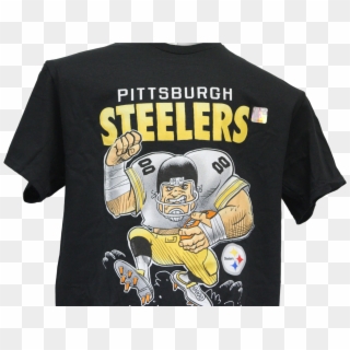Nfl Pittsburgh Steelers Nfl Team Apparel Tee Shirt - Cartoon, HD Png Download
