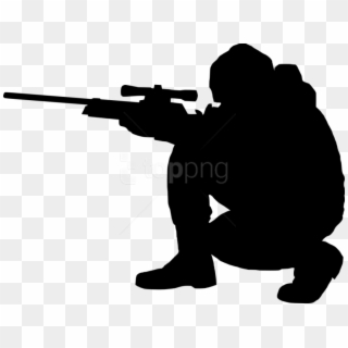 Free Png Sniper Shooter Silhouette Png - Sniper Silhouette Png, Transparent Png