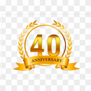 40th Anniversary Logo Png, Transparent Png