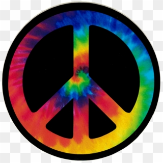 Tie Dye Peace Sign, HD Png Download