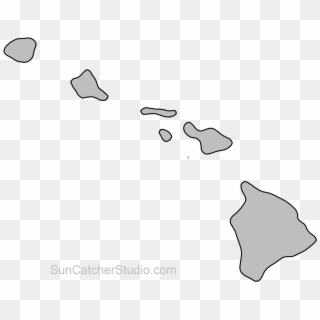 Map Outline, State Outline, Hawaii Crafts, Us State - Hawaii Map Basic, HD Png Download