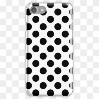 Black & White Polka Dots Iphone 7 Snap Case - Polka Dot, HD Png Download