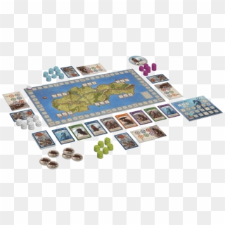 First, Much Like In Ttr, Ethnos Integrates A Board - Ethnos Board Game Review, HD Png Download