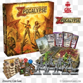 Gbg Zpocalypse Core Game - Zpocalypse Board Game, HD Png Download