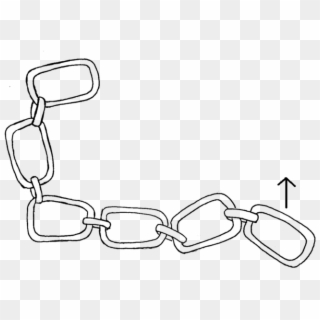 Drawn Chain Transparent - Chain Sketch Png, Png Download