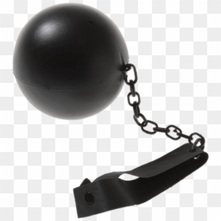 Leather Ball And Chain - Ball And Chain, HD Png Download