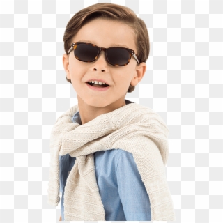 Blonde With Glasses - Cool Sunglasses Kid Png, Transparent Png