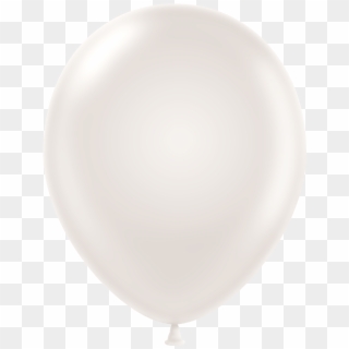 Pearl White Balloons - Balloon, HD Png Download