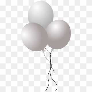 White Balloons Png Transparent, Png Download