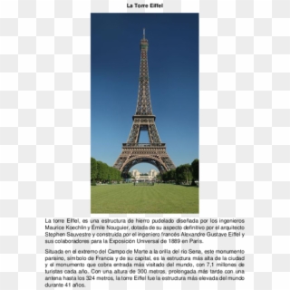 Pdf - Eiffel Tower, HD Png Download