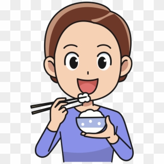 This Free Icons Png Design Of Man Eating Rice Pluspng - Eat Clipart Transparent, Png Download