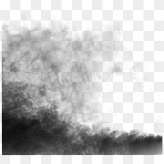 Ftestickers Overlay Smoke Fog Mist Black - Architecture, HD Png Download
